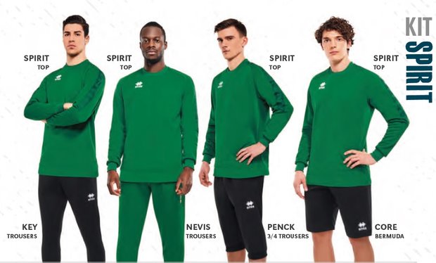 Errea Spirit warm-up set 