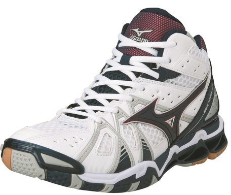 Mizuno wave Tornado 9 MID hoog wit maat 50